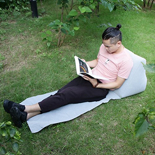 YIJU Inflando Espreguiçadeira de Camping de Praia Travesseiro de Volta Almofada Cadeira Cama Infláve