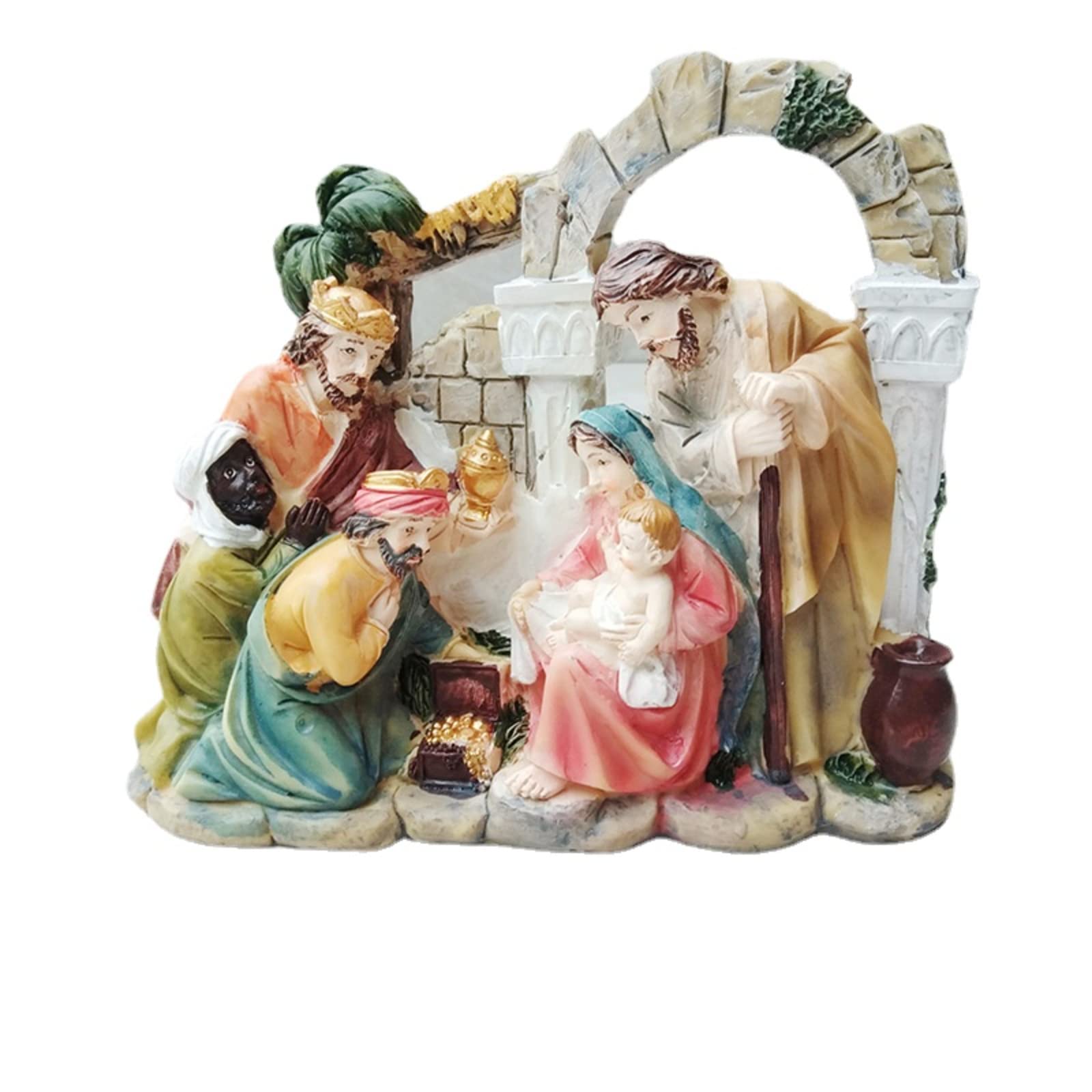 Buy Ebacastle Nativity Scene Figures Christmas Nativity Scene Nativity Sets for Christmas Indoor