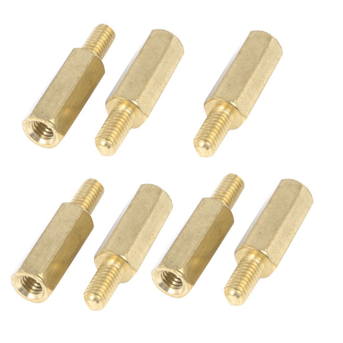 3NH® 7 pcs M3x12mm Female to M3x6mm Male Brass Standoff Screw Spacer 12+6mm-image-11