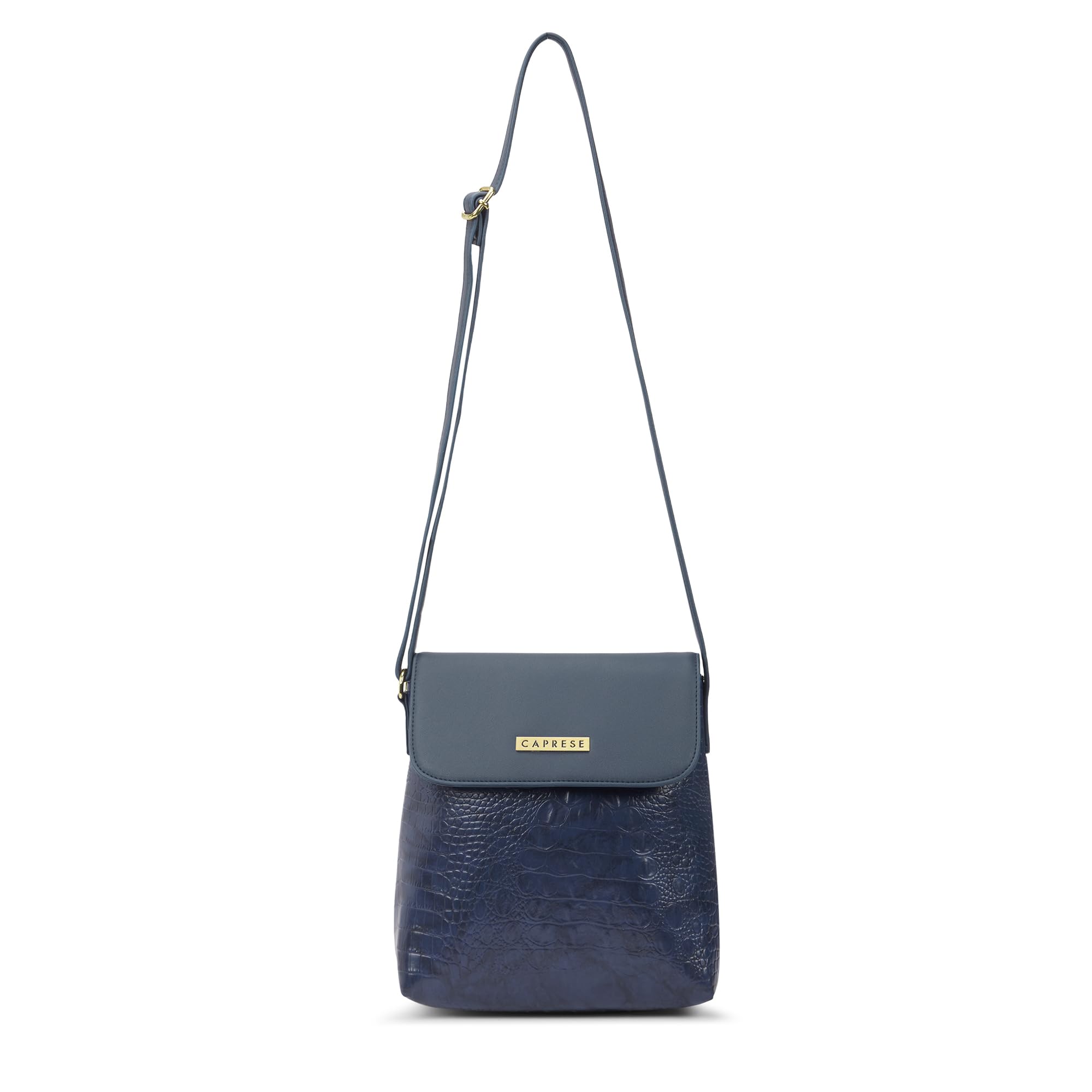 Caprese Pupa Large Crossbody Bag for Women with Adjustable Strap for Comfortable Wear | Versatile Handbag with Zipper & Magnetic Button Closure for Everyday Use, Travel, and Special Occasions