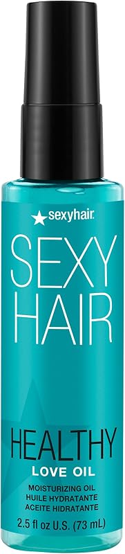 SexyHair Healthy Love Oil Moisturizing Oil | Improves Smoothness and Controls Frizz | Thermal Protection and Adds Shine | All Hair Types