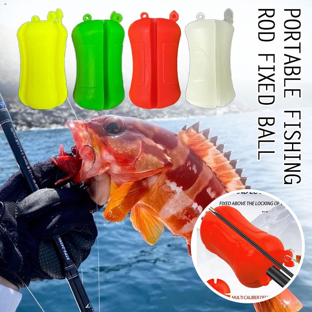 Support Multifonction Pour Canne à Pêche - Sangle élastique, Fixation Rapide, Portable, Protection Anti-enchevêtrement
