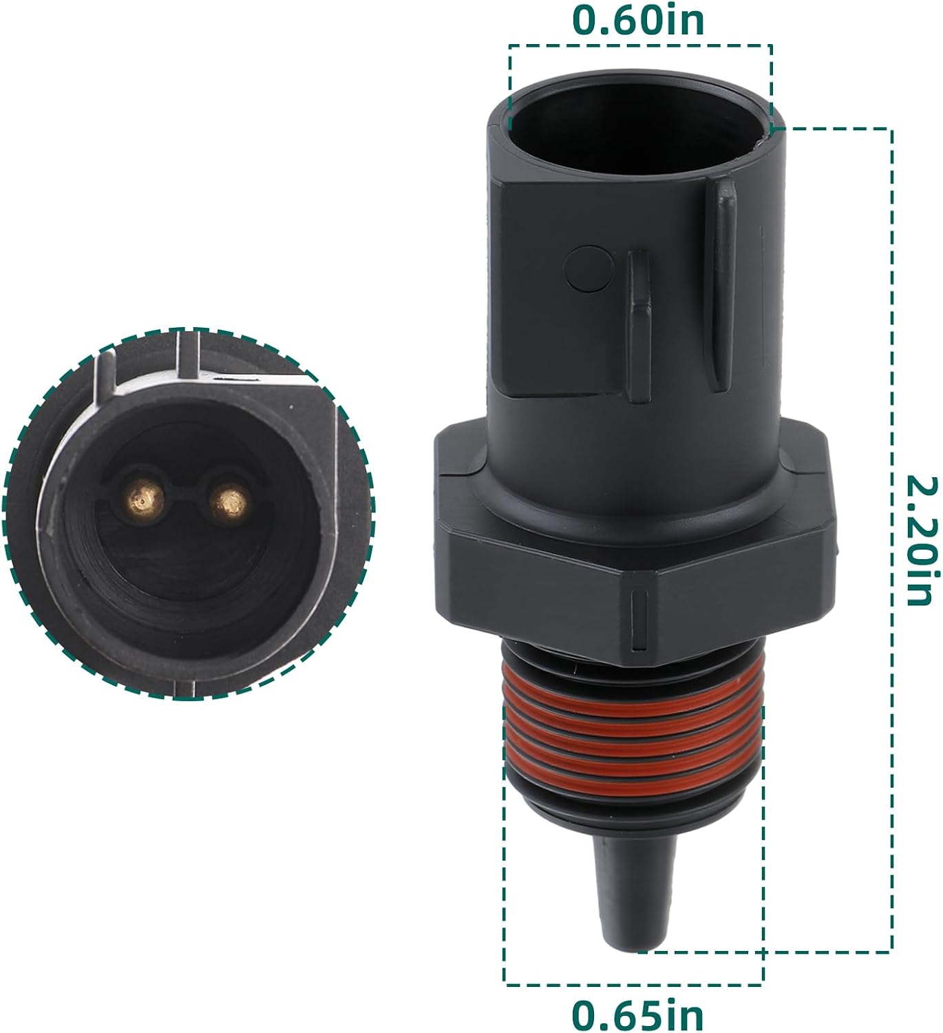 AUTOKAY AE5Z12A647A Ambient Charge Intake Air Temperature Sensor Fits for Ford Lincoln Mercury
