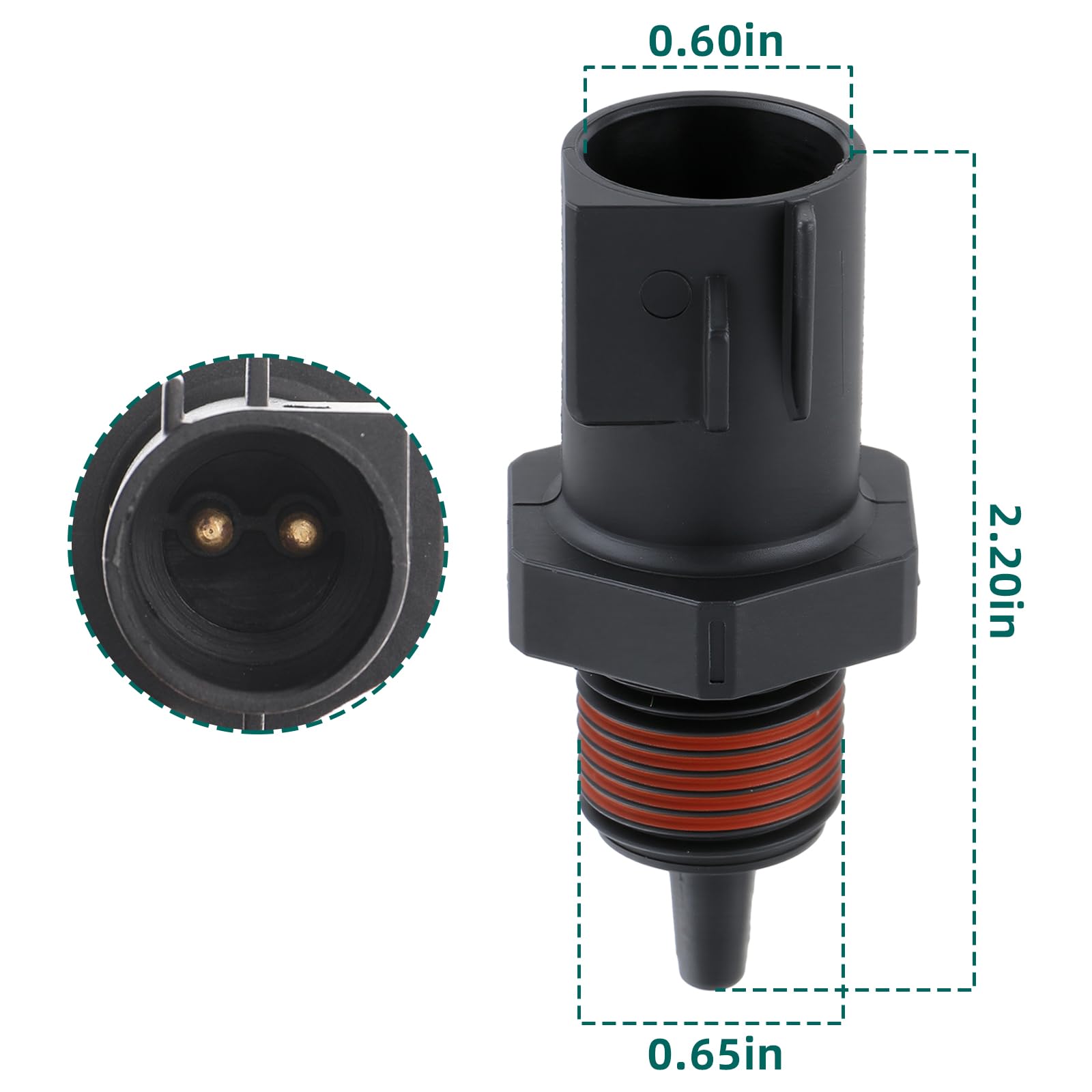 AUTOKAY AE5Z12A647A Sensore di temperatura dell'aria di aspirazione della carica ambientale adatto per Ford Lincoln Mercury