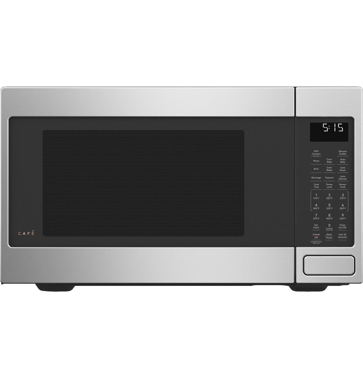 Cafe CEB515P2NSS Matte Collection Countertop Microwave Oven with 1 5 cu ft Capacity Convection 1000 Watts 10 Power
