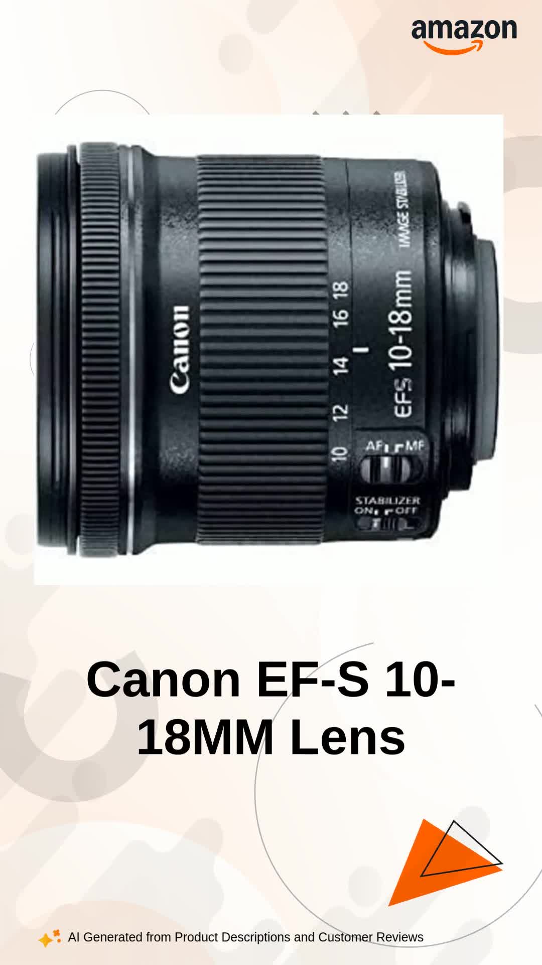 Canon EF-S 10-18mm f/4.5-5.6 is STM Lens : CANON: Amazon.in