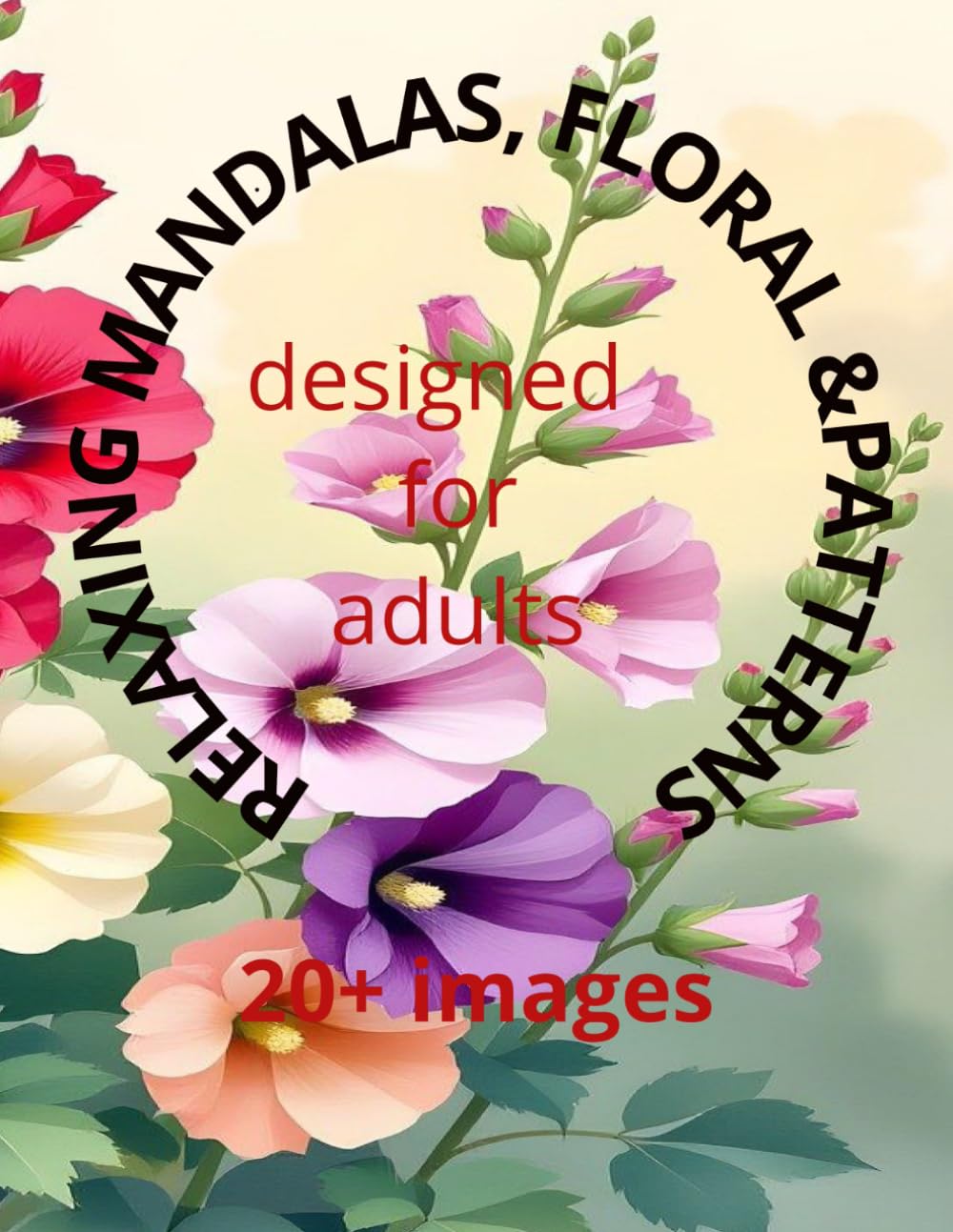 adults coloring book: mandala, floral and patterns