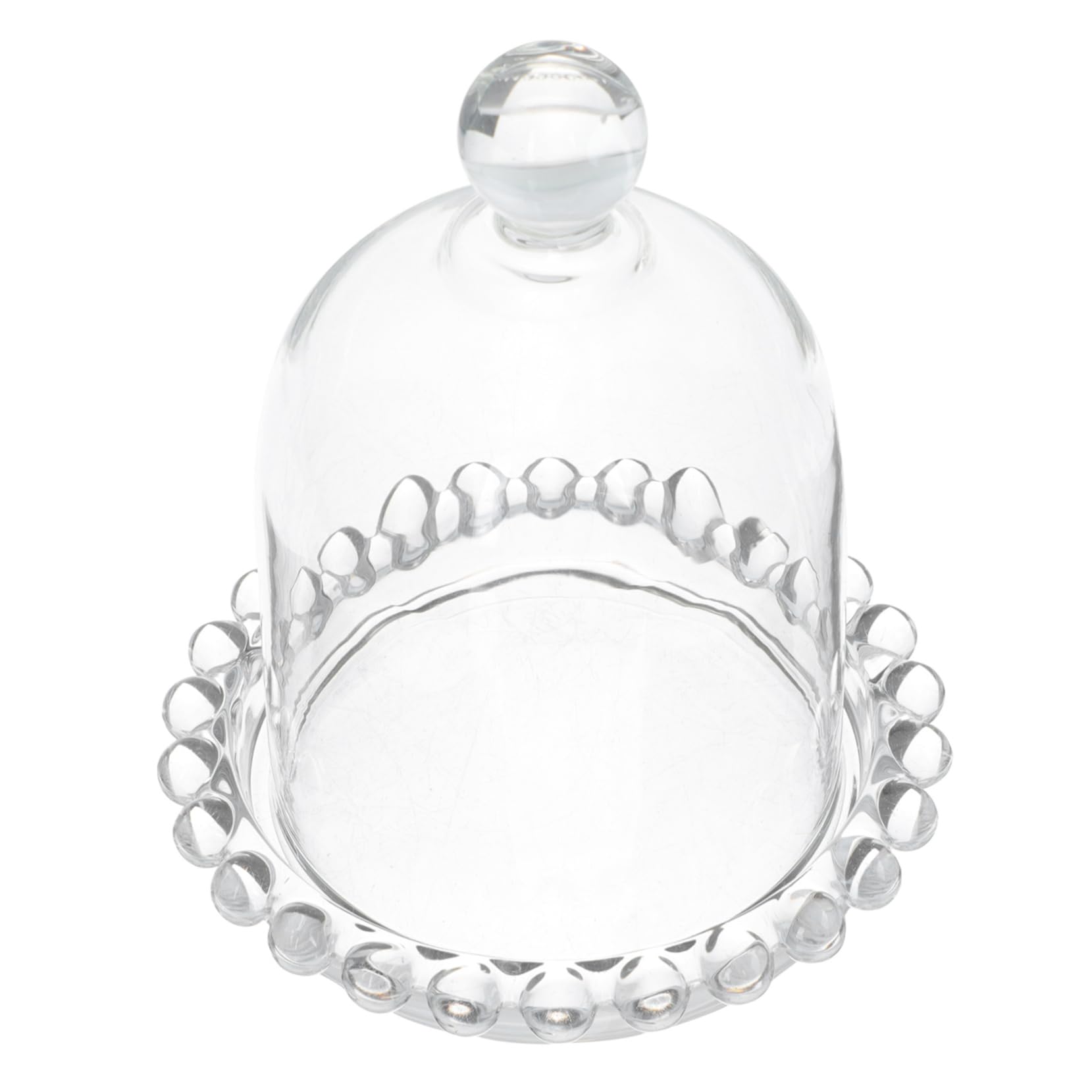 VINTORKY 1Set Decorative Transparent Cake Tray Multi Functional Dessert Plate with Cover for Cakes Snacks Compact Design for Home Use Keep Food Fresh