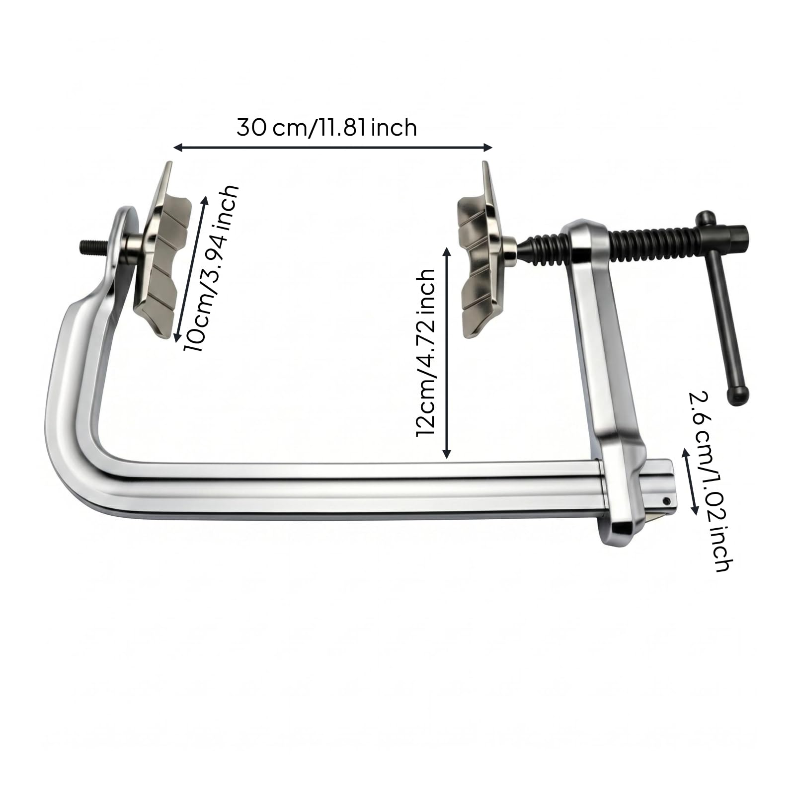 Abrazadera de Alineación para Tuberías con de Fijado Eficiente en Acero Cromo Vanadio Adecuada para Soldadura Ajuste en, Ligero, Apertura 300mm, Diámetro De Sujeción Redondo 240mm