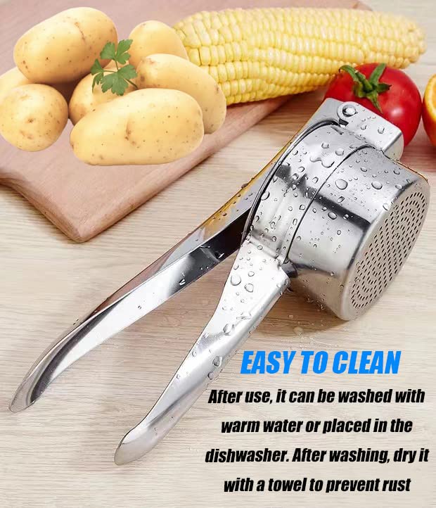 Sollbry Presse-purée, Presse Purée Manuel à Pommes De Terre Avec 3 Disques Interchangeables Professionnel Presse Puree Manuel En Acier Inoxydable Ideal Pour Fruits Legumes Aliments Pour Bebes 84793008 Sollbry Presse-purée, Presse Purée Manuel à Pommes De Terre Avec 3 Disques Interchangeables Professionnel Presse Puree Manuel En Acier Inoxydable Ideal Pour Fruits Legumes Aliments Pour Bebes 84793008