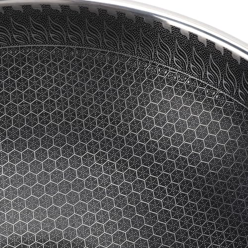 Wok de acero inoxidable 304 con recubrimiento antiadherente 32 cm miniatura 7