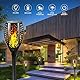 Beoloeb® Solarleuchten für Außen Garten - 4 Stück 33 LED Solar Fackeln für Draußen mit Realistischer Flammeneffekt IP65 Wasserdicht Solarlampen für Weg Hinterhöfe Rasen Balkon Beleuchtung