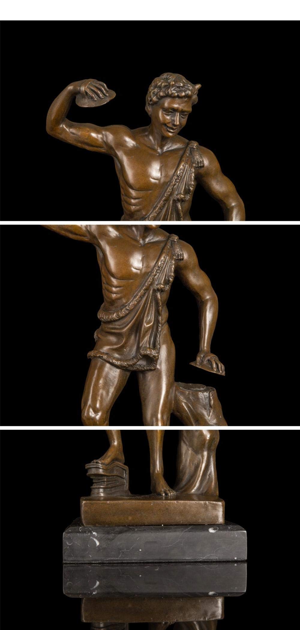古代ローマ　ギリシャ神話　ブロンズ彫刻 アンティーク Amazon.co.jp: 頭の彫刻像 ブロンズギリシャ神話の神の像の彫刻銅の