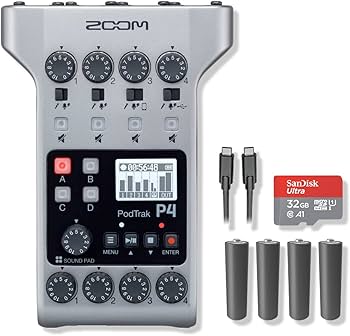 その他 PodTrak P4(4-Track Podcast Recorder) PodTrak P4 Podcast Recorder | Buy Now | ZOOM