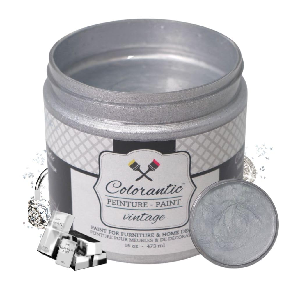 silver paint for dresser My Metallic Painted Furniture Ideas