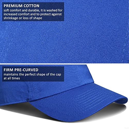 GADIEMKENSD-Blank-Baseball-Cap-100-Premium-Washed-Cotton-Unconstructed-Unisex