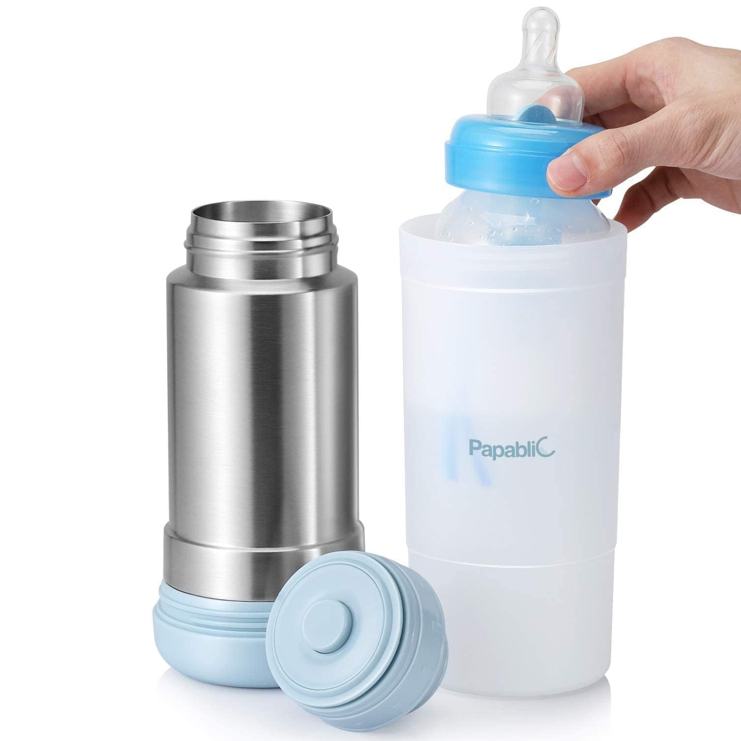 Papablic - Mini calentador de botellas portátil para bebé