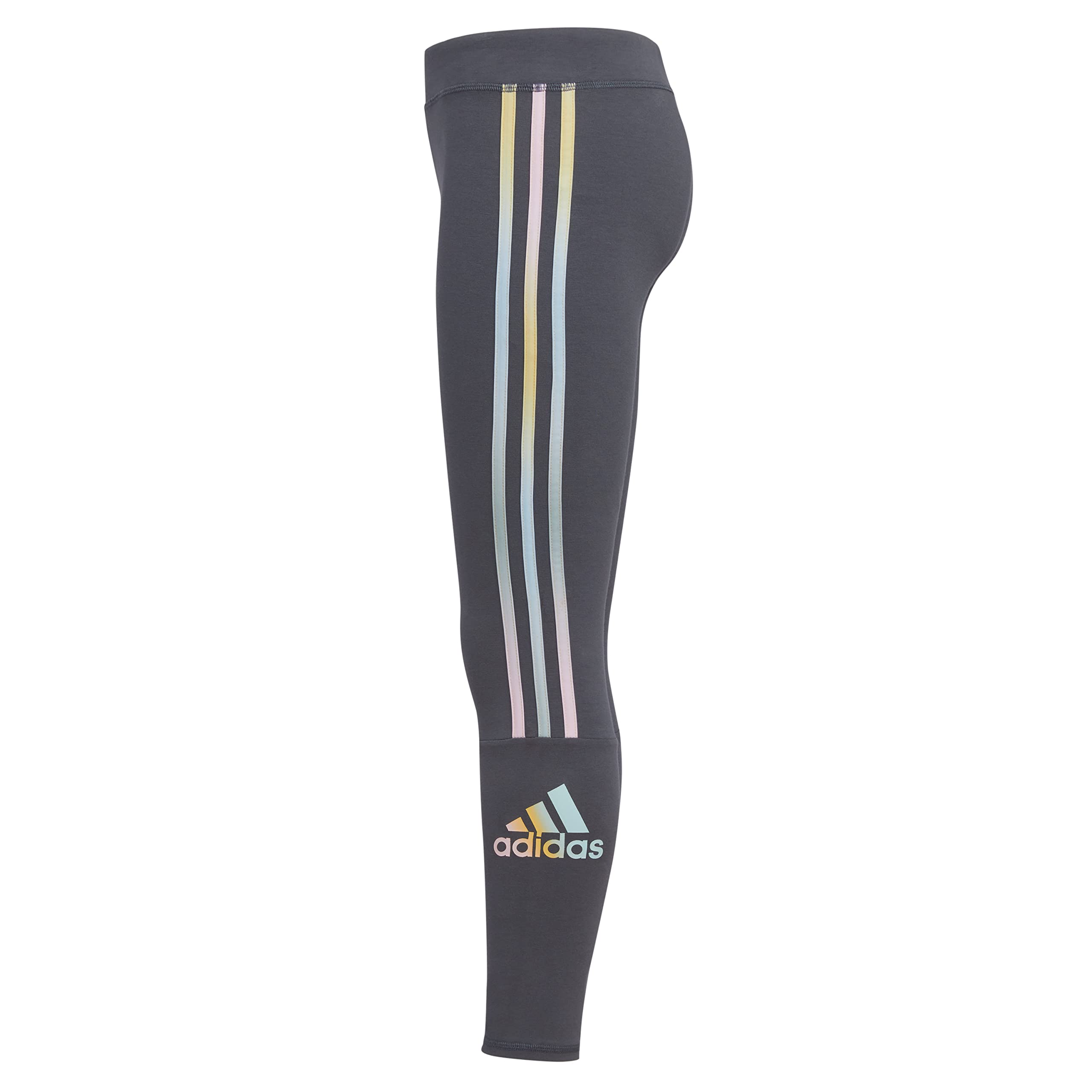 adidas Girls' Active Sports Athletic Legging Tight, Onix, 6X