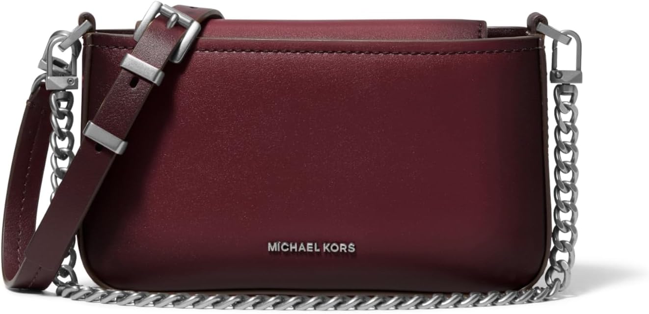 Nickel-tone Hardware/Burnished Leather Edges/Oxblood