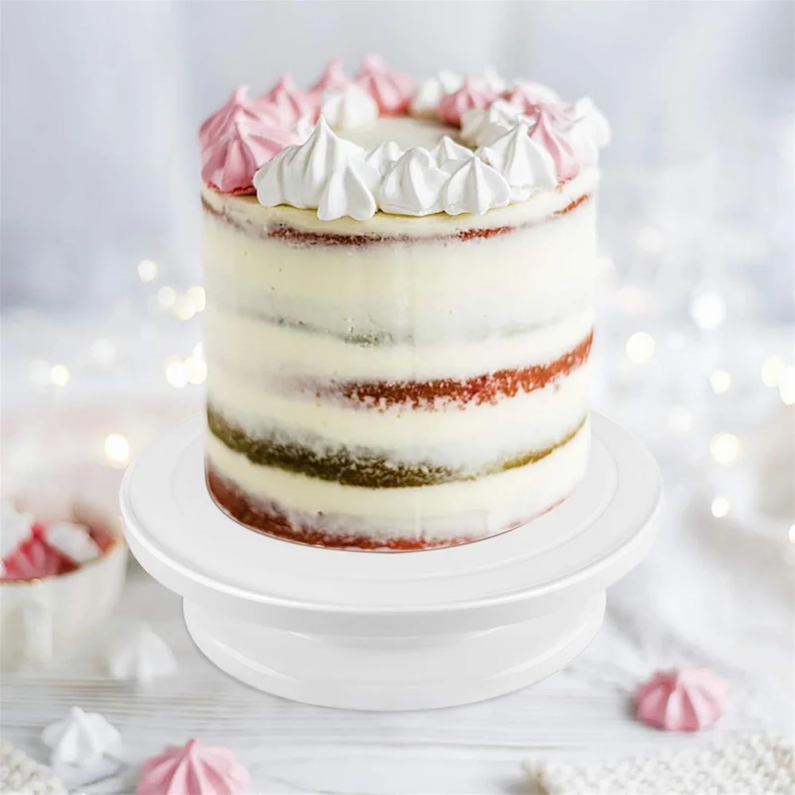 Plateau tournant à gâteau en alliage