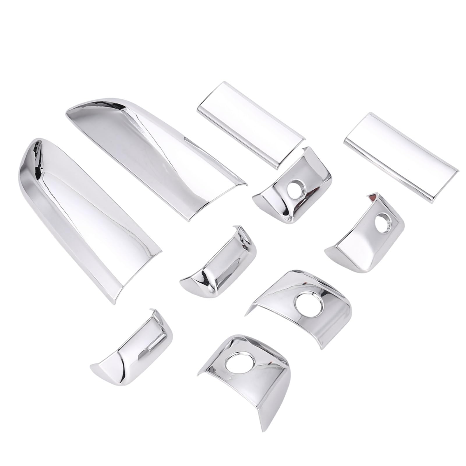YYTEMD Car Door Handle Bowl Frame Overlay Panel Styling for Toyota for Hiace 2005-2015 Chrome