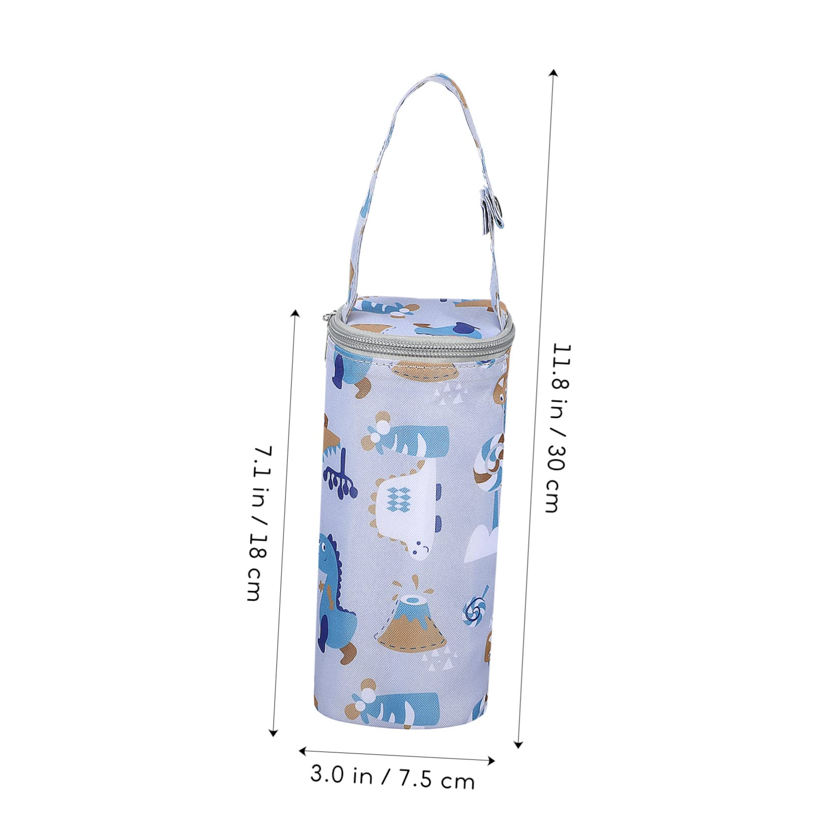 6piezas Bolsa Térmica para Biberones De Diseño De Dibujos Animados Porta Biberones Aislantes para Carro Mochila Mantiene La Leche Caliente