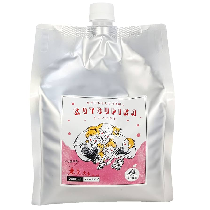 靴ピカ クツピカ ジェル 2000ml Amazon | 株式会社関口商会 大容量 クツピカ 上履き洗剤 ジェル