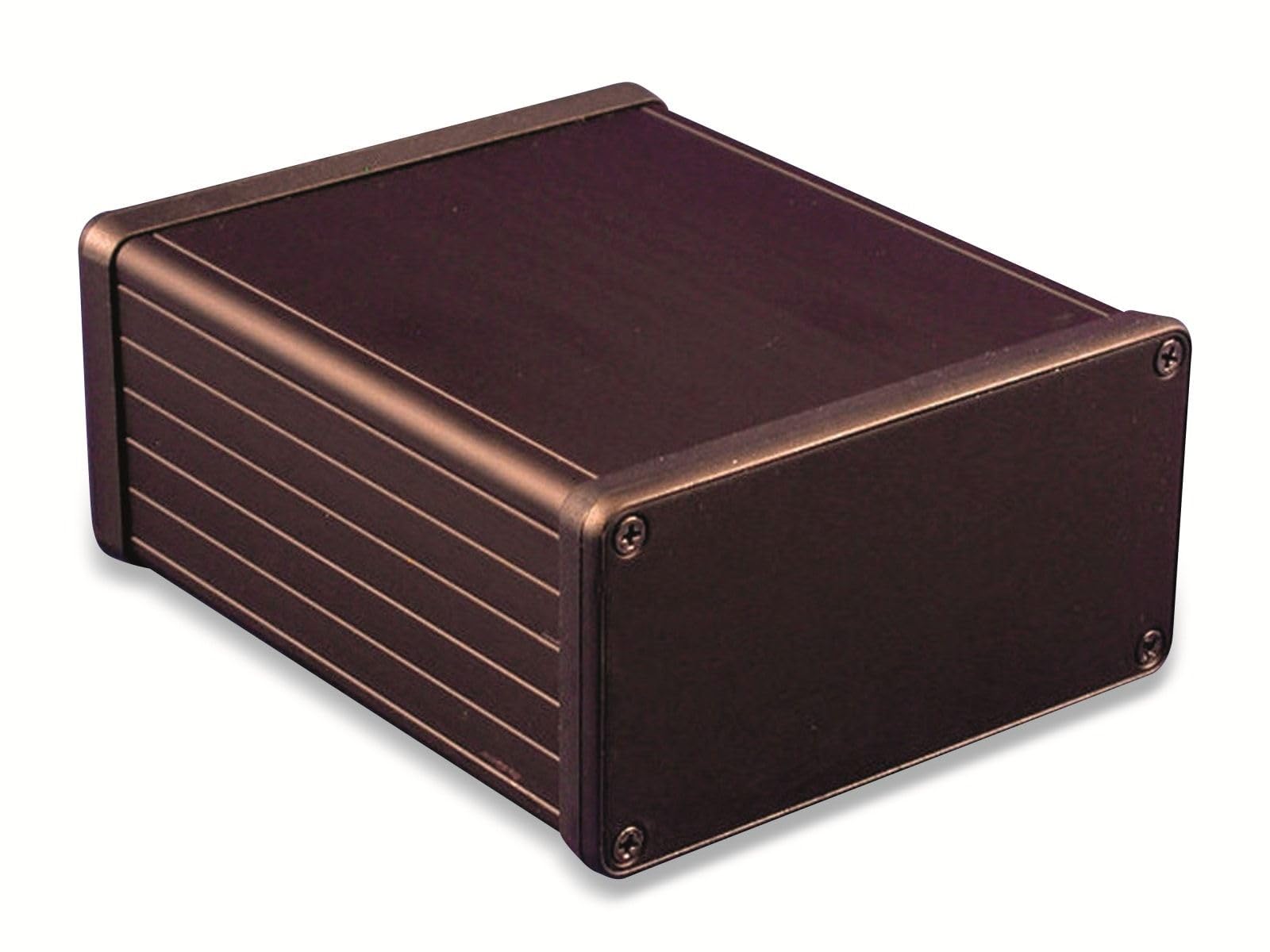HamMOND ELECTRONICS Profilgehäuse 1455N1201BK Aluminium schwarz 120 x 103 x 53 1 Stück