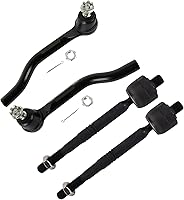 Vista 166 de TRQ Juego de varillas de acoplamiento delanteras interiores y exteriores, 4 piezas, compatibles con Infiniti G35 03-09 Nissan 350Z 2003-2007