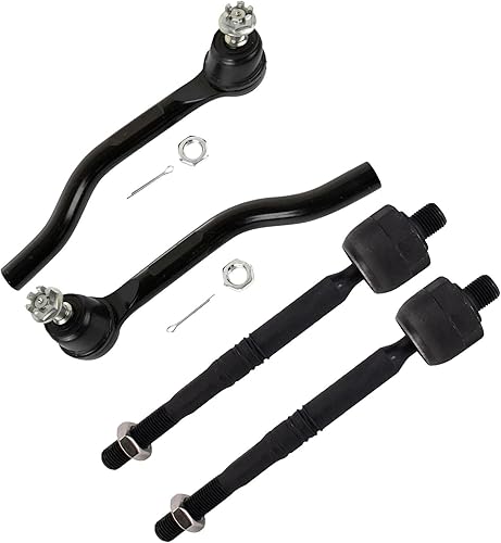 Miniatura 167 de TRQ Juego de varillas de acoplamiento delanteras interiores y exteriores, 4 piezas, compatibles con Toyota C-HR 2018-2021