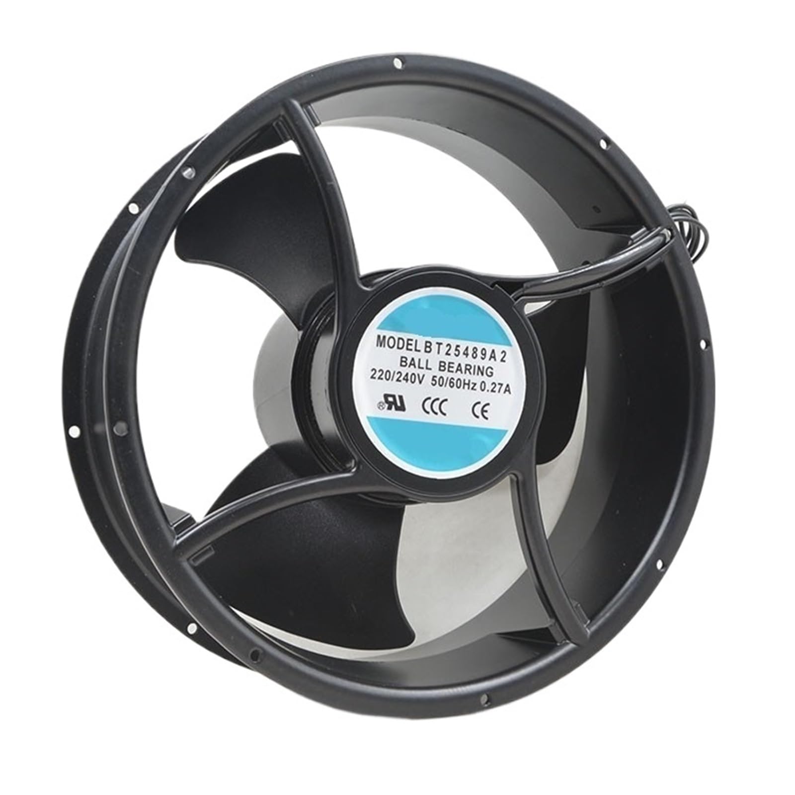 IVEKYKIBC 1pcs Server Cooling Fan BT25489A2 AC 220/240V 0.27A 50/60Hz 254x254x89mm 2-Wire
