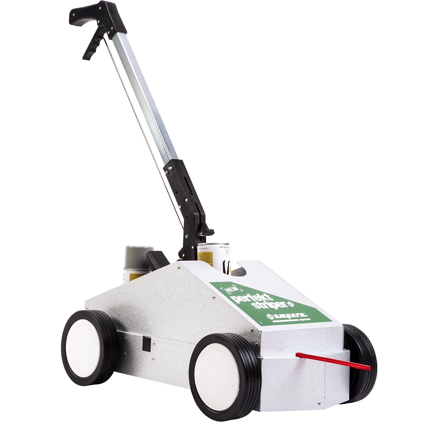 Ampere | Set carrello traccialinee | macchinetta traccialinee con 12 bombolette Traffic Extra Paint | bianco | con accessori