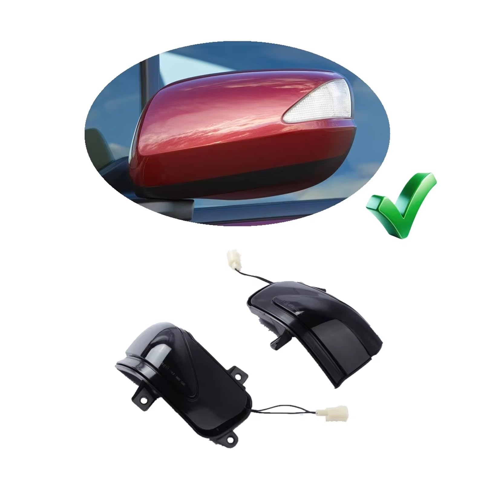 Specchietti Laterali Lampeggiatore Per Insight Per ZE 2009 2010 2011 2012 Dinamica LED Specchietto Laterale Indicatore Direzione Lampada Accessori Auto