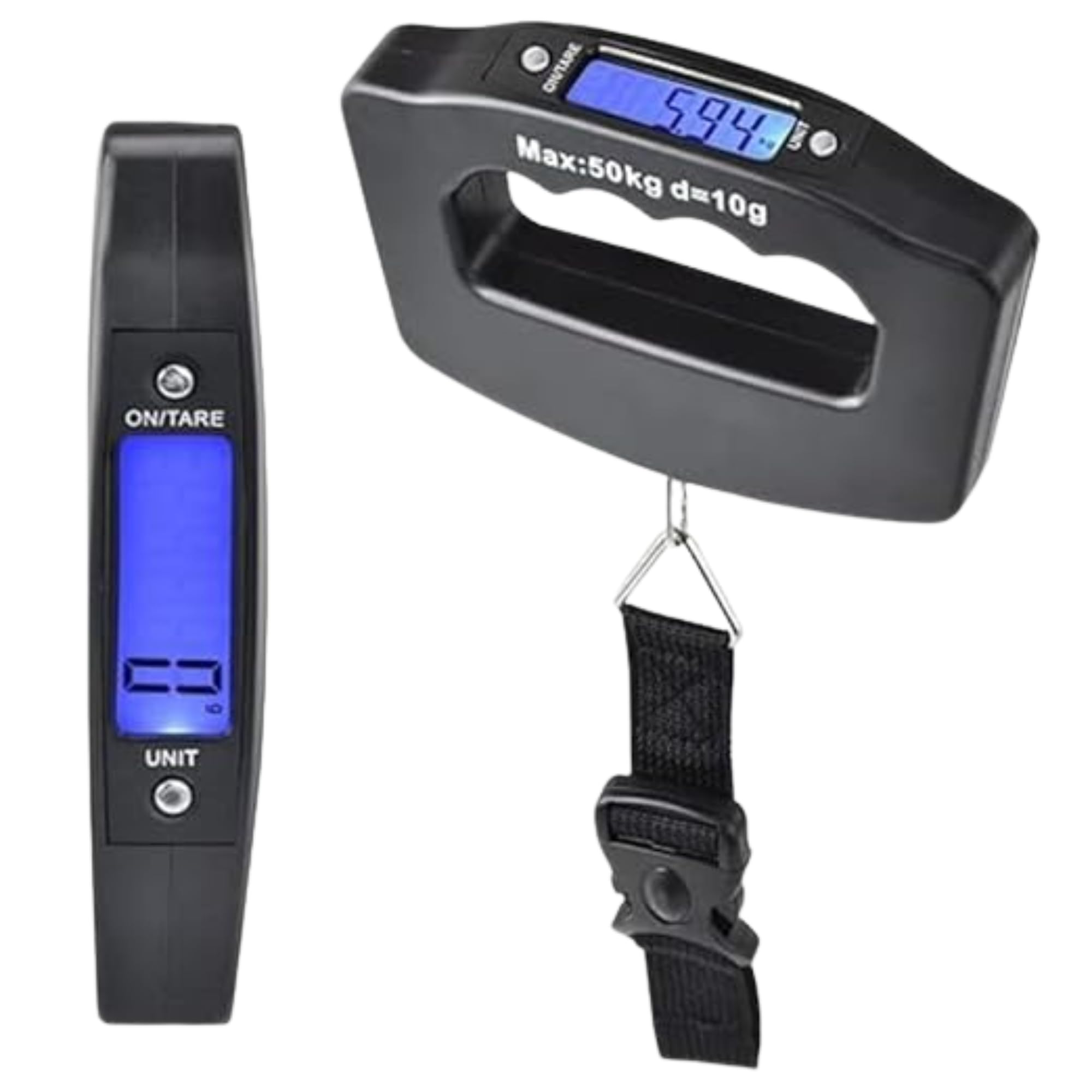 Drumstone 5 𝒀𝒆𝒂𝒓𝒔 𝑾𝒂𝒓𝒓𝒂𝒏𝒕𝒚 Digital Luggage Weighing Scale with Temperature Sensor, Backlit LCD Display, Portable Hanging Travel Weight Scale 50KG Capacity-image-15
