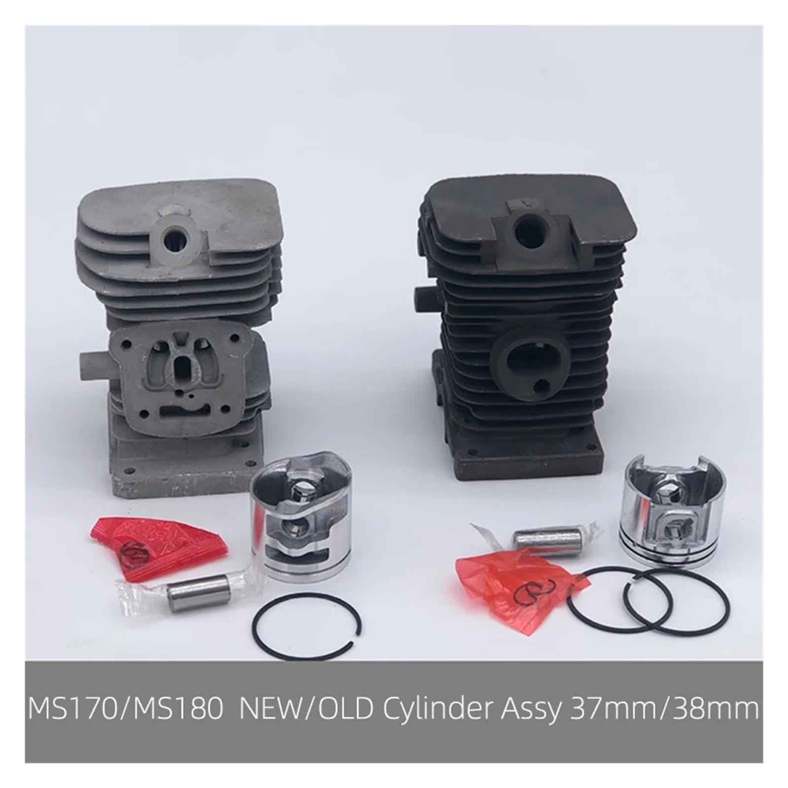 Kit pistone cilindro adatto for Sthil MS170 MS180 MS171 MS181 MS181C(MS170 37mm)