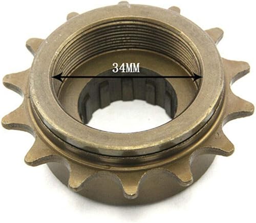 Miniatura 3 de Acxico 1 Piñón de volante de rueda libre de una sola velocidad de 14T dientes de 1.339 in