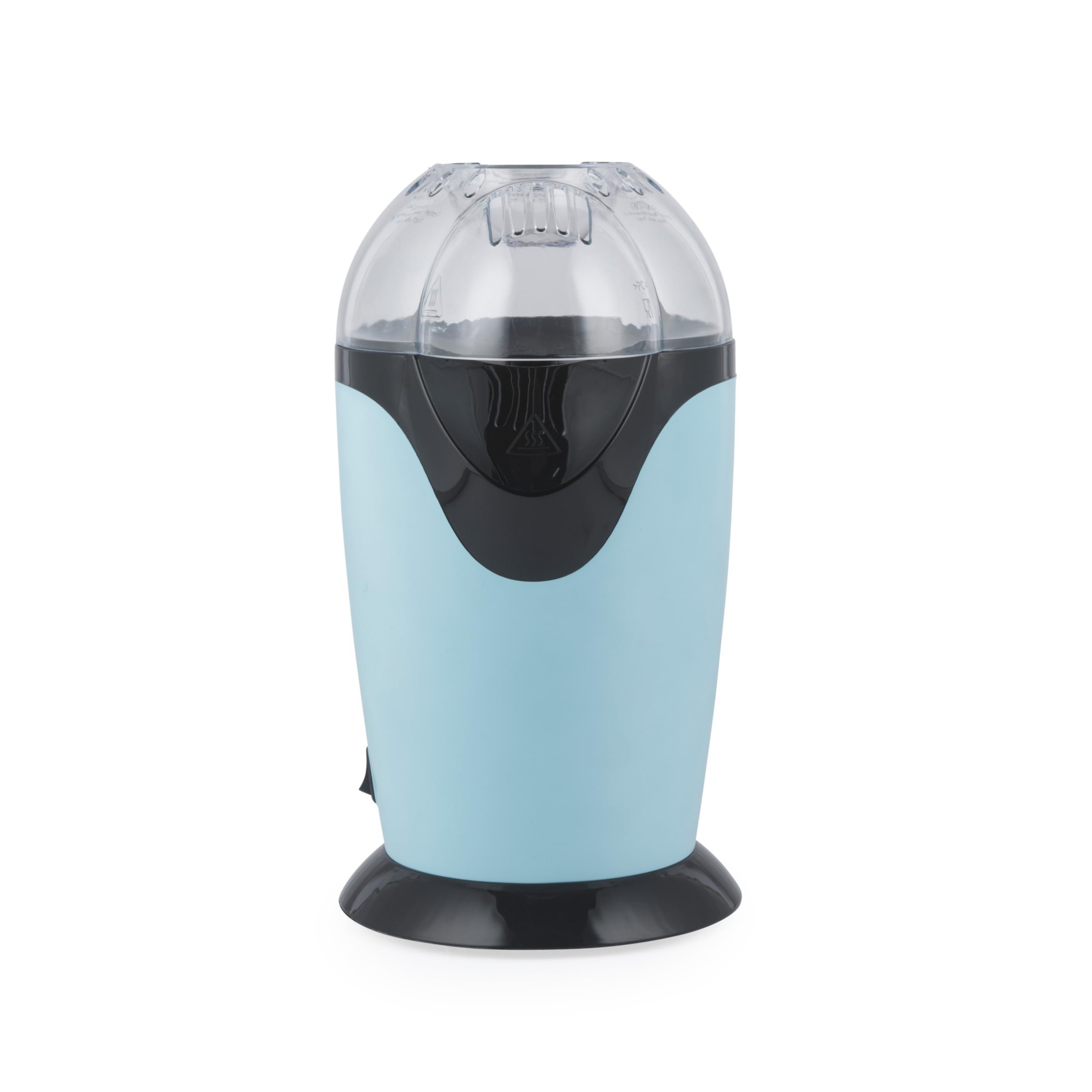 Giles & Posner Macchina per Popcorn Elettrica – Circolazione d’Aria Calda, Misurino Incluso, Pronta in 3 Minuti, Snack Sani Senza Olio, Ideale per Serate Cinema, Feste e Home Cinema, 1200 W, Blu Opaco
