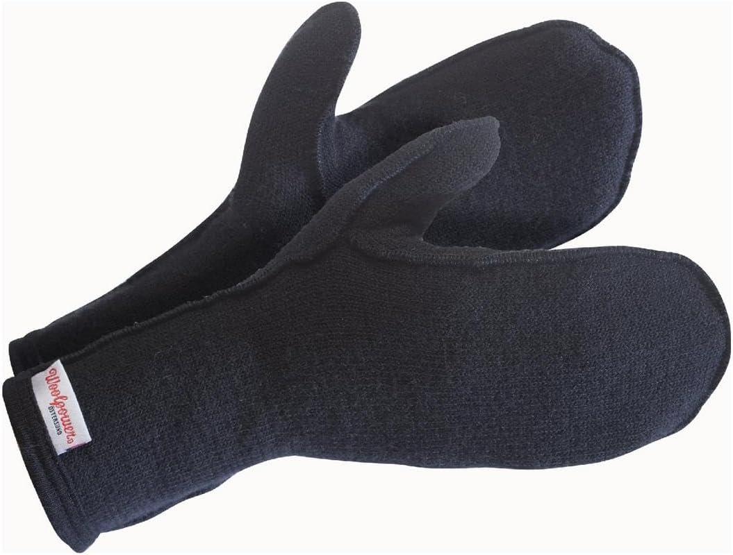 Woolpower Mittens Thin 400 Medium Black