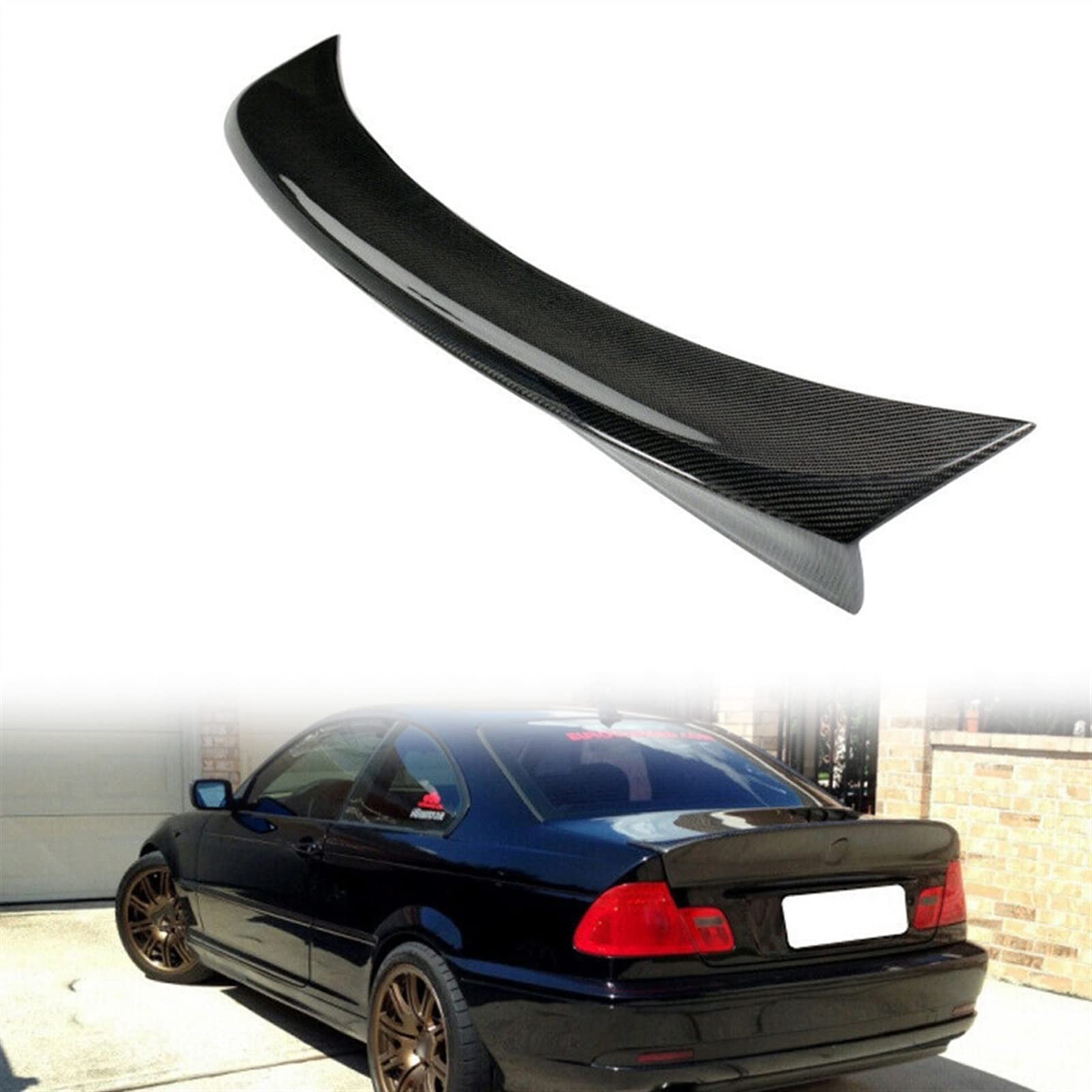 Becquet de coffre E46 résistant aux UV pour corriger le style arrière fade du coupé Série 3