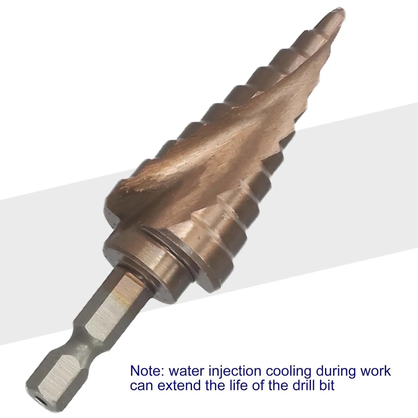 1PC M35 5% Punta Da Trapano 3-12/4-22/6-24mm HSS-CO Manico Esagonale Cono Punta Da Trapano In Metallo Adatto Trapano A Pistola(6-24mm)