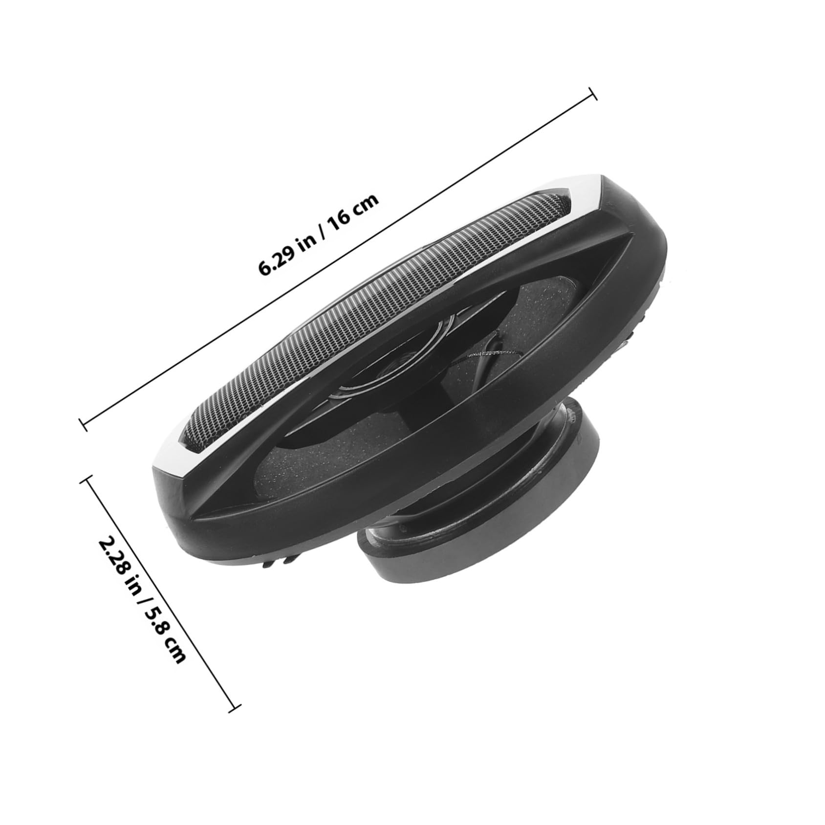 iplusmile Altavoces Coaxiales para Coche de 6 Pulgadas 35w/600w, 1 Par
