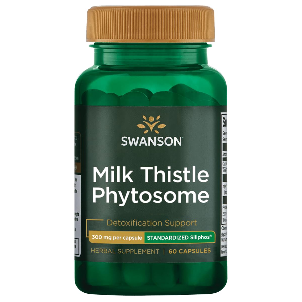 Swanson Siliphos Milk Thistle Phytosome 300 Milligrams, 60 Capsules