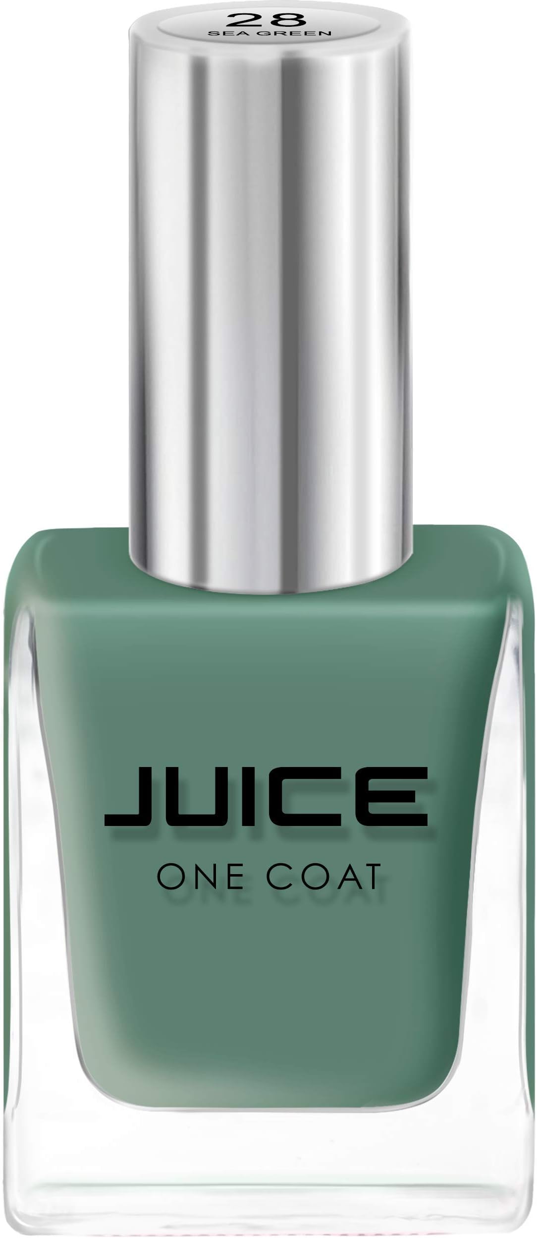 JUICE Nail Enamel Jj-11 (Sea Green - 28), Glossy Finish, 11 Ml