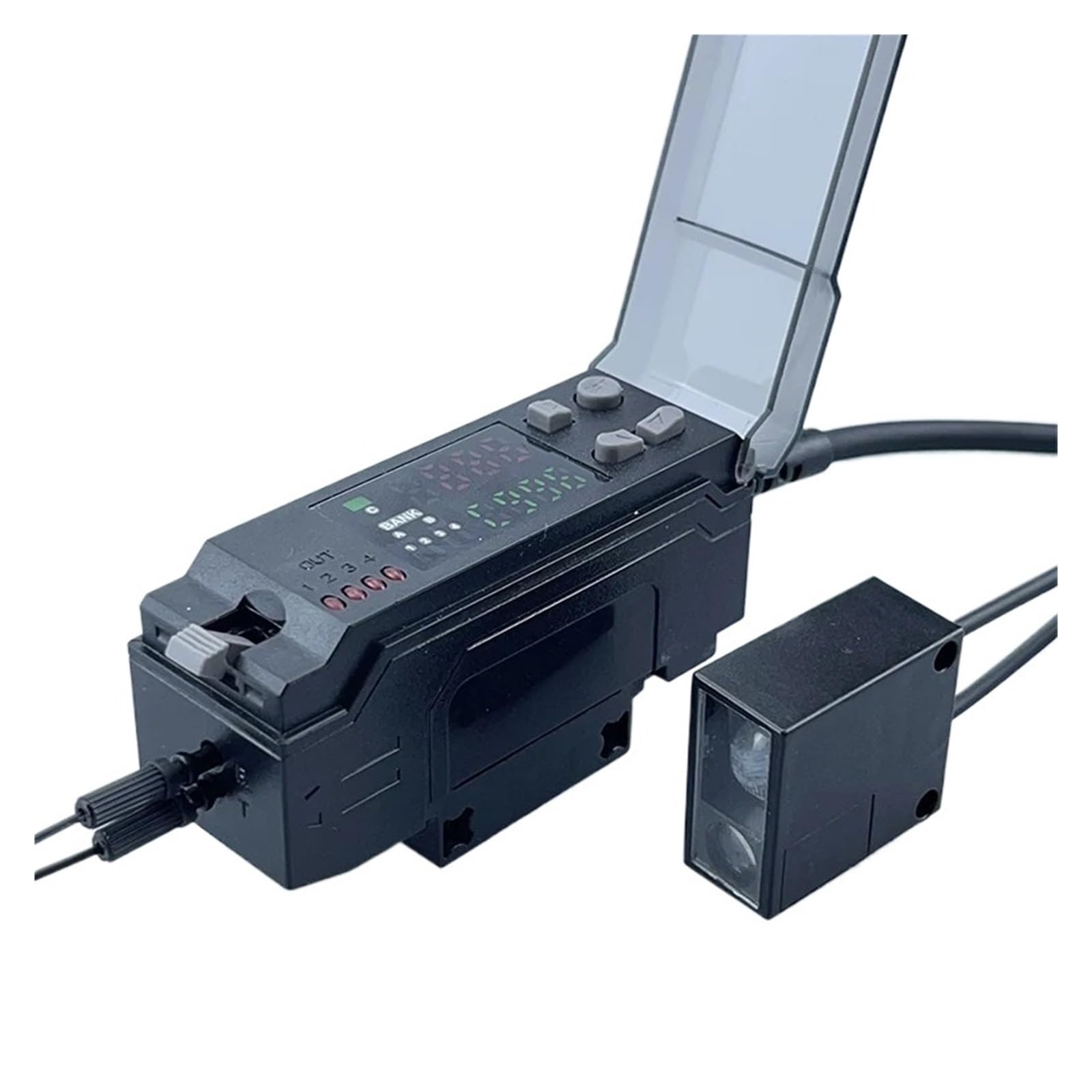 JJKKOZVQF Color sensor color mark recognition correction sensor PM-V84 four-way output stable detection of arbitrary color