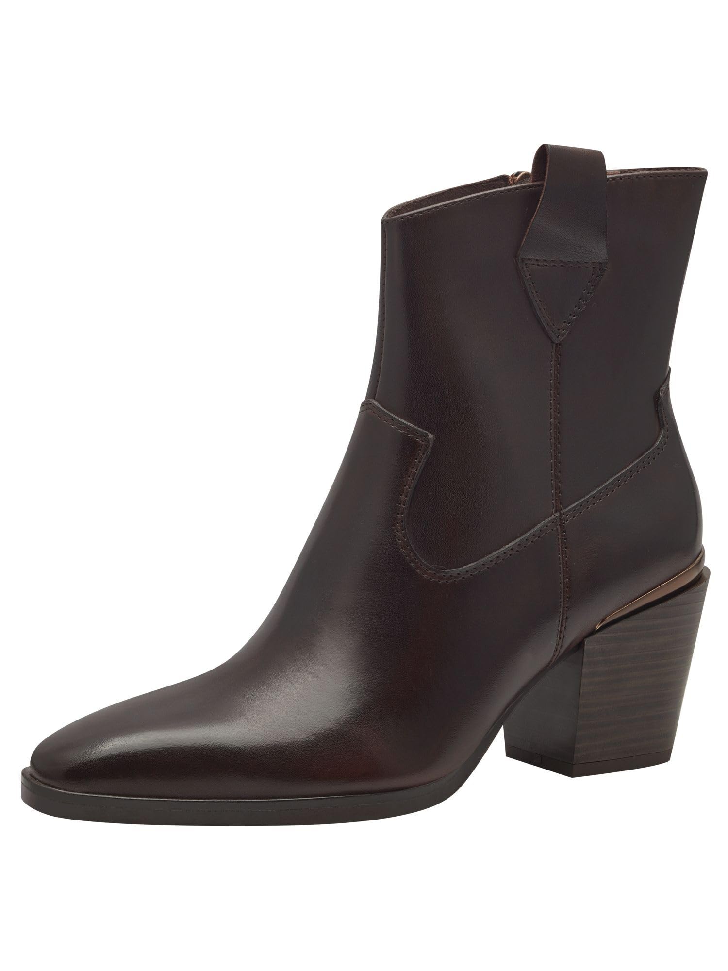MARCO TOZZI Women's Bootie Zip + Briefs 2-25088-43 Ankle Boot, Mocha, 7.5 UK