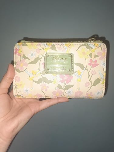 【新品】Loungefly ディズニー 財布 ティンカー・ベル　ピーターパン Amazon | Loungefly ティンカーベル フローラルウォレット ディズニー