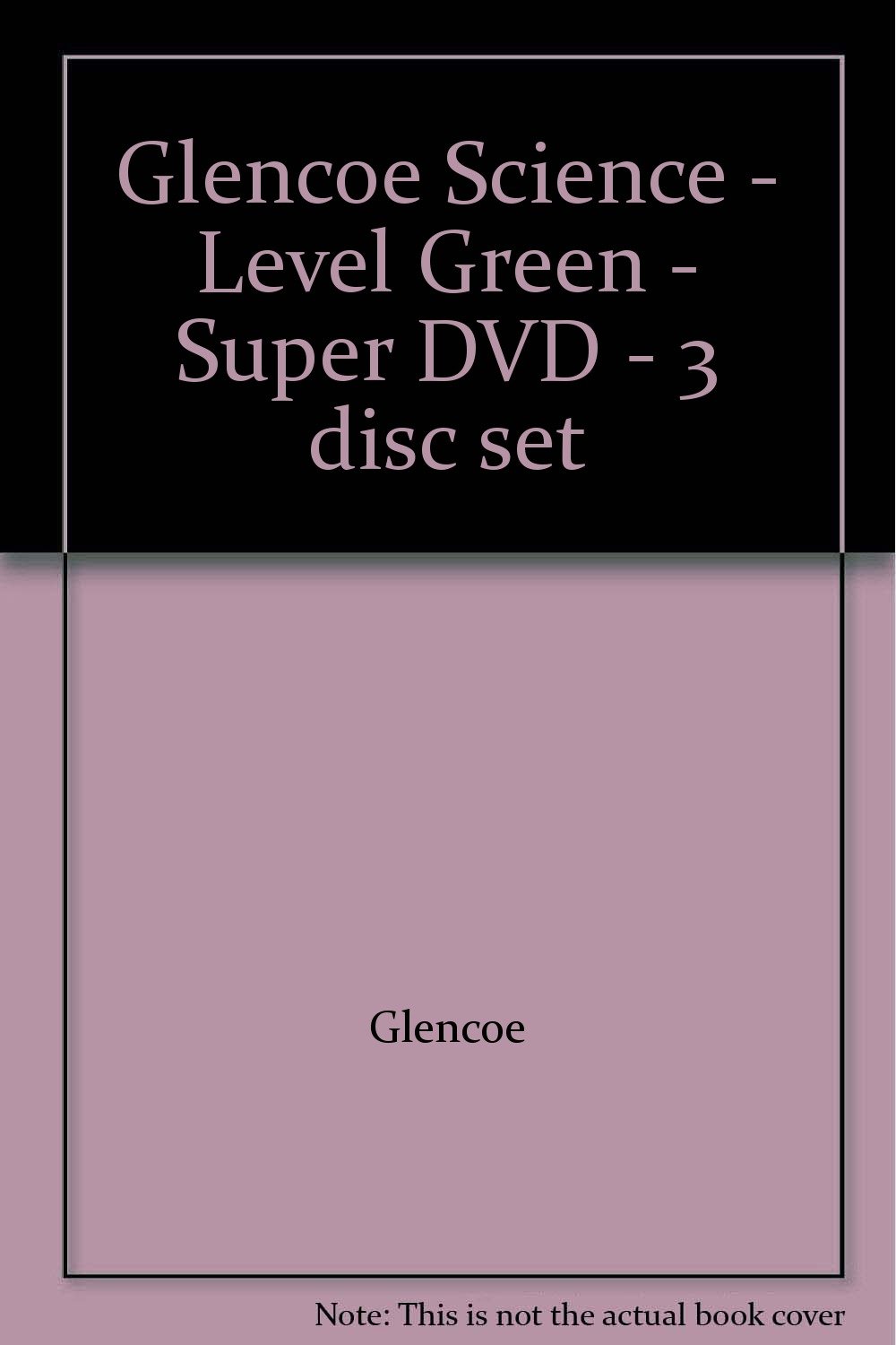 Glencoe Science Level Green Super DVD 3 disc set Glencoe