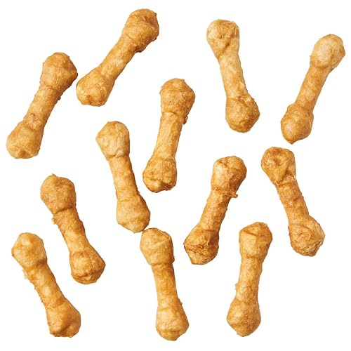Fieldcrest Farms Nothing To Hide Natural Rawhide Alternative 3'' Knotted Bones For Dogs - Easily Digestible Premium Dog Chews - Ultimate Bones For Small Dogs - Great For Dental Health 12 Count #TOP3