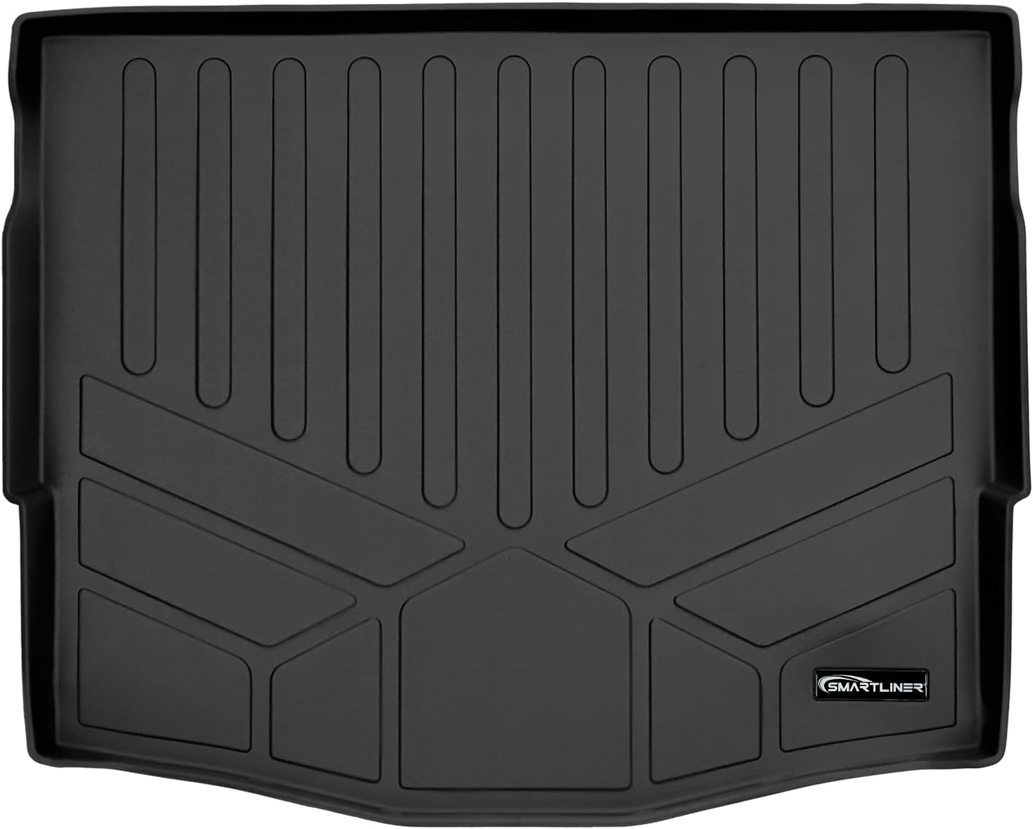 SMARTLINER Custom Fit All Weather 2nd Row Floor Mat Liners Compatible with 2021-2025 Ford Mustang Mach-E