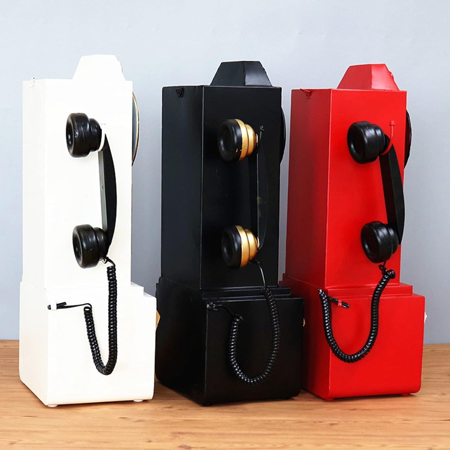Telephone Model - Shop Window Clothing Store Bar Wall Decoration Photography Props,Black
